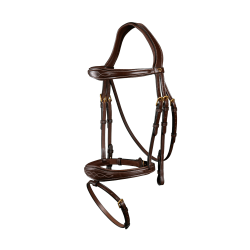 Brida Muserola Combinada Anatómica Dy'on D Collection Castaño Marrón Brida Muserola Combinada Anatómica Dy'on D Collection Castaño Marrón