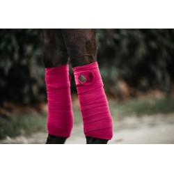 Bandas de polo Polar Fleece Velvet Kentucky Fucsia Rosa Bandas de polo Polar Fleece Velvet Kentucky Fucsia Rosa