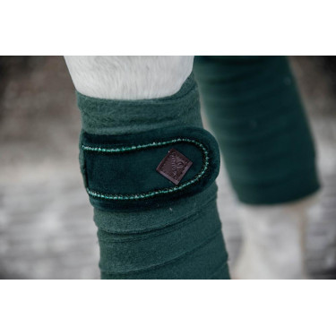 Vendas de polo Polar Fleece Velvet Pearls Kentucky Verde abeto Vendas de polo Polar Fleece Velvet Pearls Kentucky Verde abeto