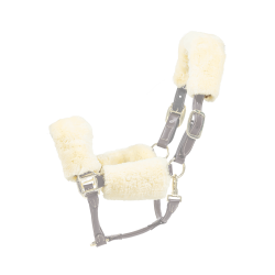 Fundas de borrego para cabezada 4 piezas Kentucky Natural Marrón Fundas de borrego para cabezada 4 piezas Kentucky Natural Marrón