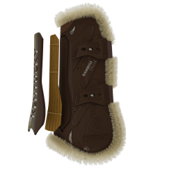 Gueteras Bamboo Elástico borrego vegano Kentucky Castaño Marrón Gueteras Bamboo Elástico borrego vegano Kentucky Castaño Marrón