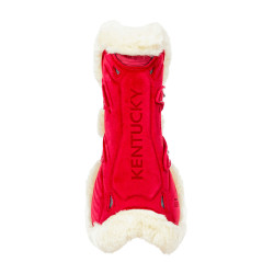 Polainas Bamboo Elástico Terciopelo oveja vegana Kentucky Roja Rojo