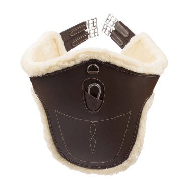 Cincha con borreguillo Kentucky Castaño Marr&amp;oacute;n