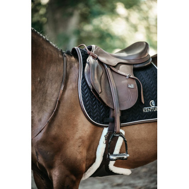 Mantilla Fishbone Leather de salto Kentucky Mantilla Fishbone Leather de salto Kentucky