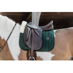 Manta de montar Skin Friendly Velvet jumping Kentucky Verde abeto