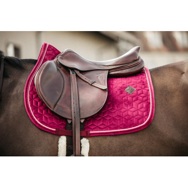 Silla de montar Velvet jumping Kentucky Fucsia Rosa