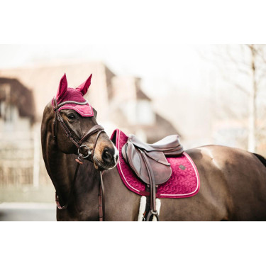 Silla de montar Velvet jumping Kentucky Fucsia Rosa