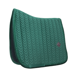 Manta de doma Velvet Pearls Kentucky Verde abeto