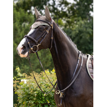 Orejera anti moscas LeMieux Loire Nuez Marrón