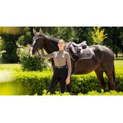 Mantilla LeMieux Loire Classic Close Contact Square Nuez Marrón