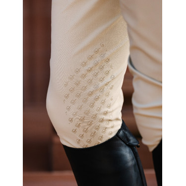 LeMieux Hombres Elite Classic Breech plisado Beige