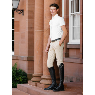 LeMieux Hombres Elite Classic Breech plisado Beige
