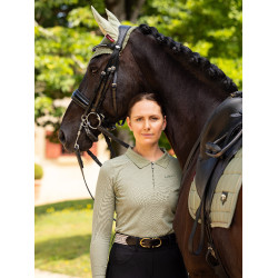 Polo de manga larga Sport LeMieux Helecho Verde