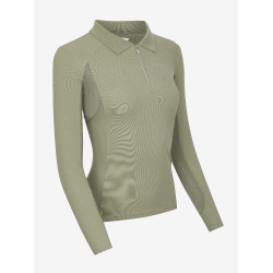 Polo de manga larga Sport LeMieux Helecho Verde