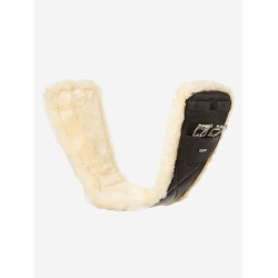 Cinchón de doma perfilado LeMieux Arika Simuwool Castaño Marr&amp;amp;oacute;n