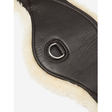 Cinchón de doma perfilado LeMieux Arika Simuwool Castaño Marr&amp;amp;oacute;n