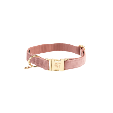 Hondenhalsband Velvet Kentucky Rosa viejo