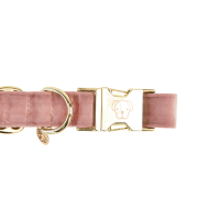 Hondenhalsband Velvet Kentucky Rosa viejo Hondenhalsband Velvet Kentucky Rosa viejo