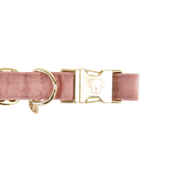 Hondenhalsband Velvet Kentucky Rosa viejo