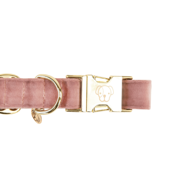 Hondenhalsband Velvet Kentucky Rosa viejo