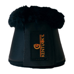 Campanas para caballo de cuero Kentucky Negro/negro