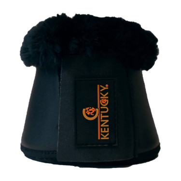 Campanas para caballo de cuero Kentucky Negro/negro