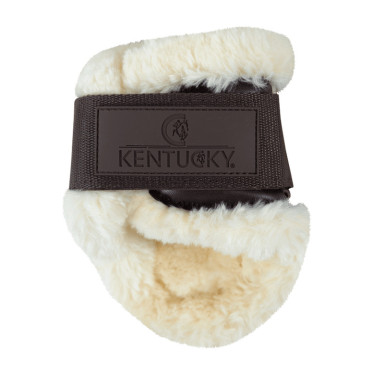 Protector para menudillo caballos jóvenes borrego vegano Kentucky Castaño Marrón Protector para menudillo caballos jóvenes borrego vegano Kentucky Castaño Marrón