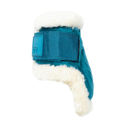 Protectores para menudillo caballos jóvenes Velvet borreguillo vegano Kentucky Esmeralda Verde