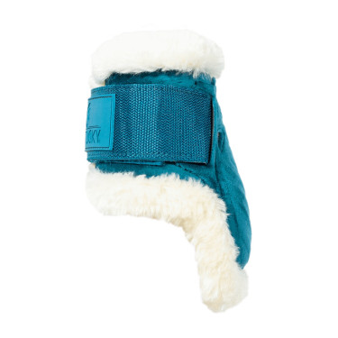 Protectores para menudillo caballos jóvenes Velvet borreguillo vegano Kentucky Esmeralda Verde