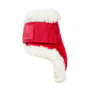 Protectores para menudillo caballos jóvenes Velvet borreguillo vegano Kentucky Roja Rojo