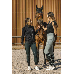 Camiseta EQUITHEME 'Réhane' Negro