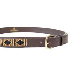 Cinturón Perlas hecho a mano Kentucky Oro Cinturón Perlas hecho a mano Kentucky Oro