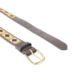 Cinturón Perlas hecho a mano Kentucky Oro