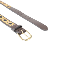 Cinturón Perlas hecho a mano Kentucky Oro Cinturón Perlas hecho a mano Kentucky Oro