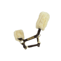 Cabezada de cordero de cuero Kentucky Castaño Marrón