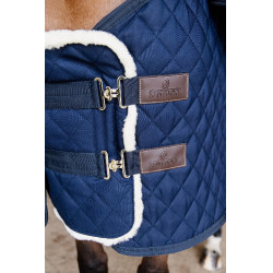 Extensión de pecho acolchada con borreguillo vegano Kentucky Marino Azul marino Extensión de pecho acolchada con borreguillo vegano Kentucky Marino Azul marino