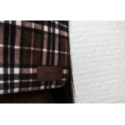 Manta Secante Cuadrada Heavy Kentucky Estampado a cuadros marrón Motifs