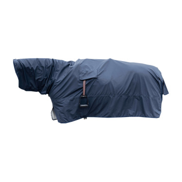 Impermeable para caballo Hurricane con orificios para estribos Kentucky Marino Azul marino
