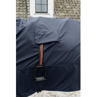 Impermeable para caballo Hurricane con orificios para estribos Kentucky Marino Azul marino
