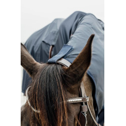 Impermeable para caballo Hurricane con orificios para estribos Kentucky Marino Azul marino