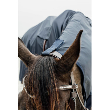 Impermeable para caballo Hurricane con orificios para estribos Kentucky Marino Azul marino