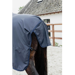 Impermeable para caballo Hurricane con orificios para estribos Kentucky Marino Azul marino