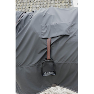 Impermeable para caballo Hurricane con orificios para estribos Kentucky Impermeable para caballo Hurricane con orificios para estribos Kentucky