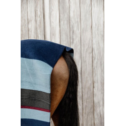 Manta Secante Cuadrada Heavy Stripes Kentucky Marino Azul marino