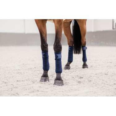 Bandas de polo Polar Fleece Glitter Kentucky Marino Azul marino