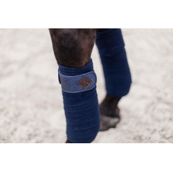 Bandas de polo Polar Fleece Glitter Kentucky Marino Azul marino