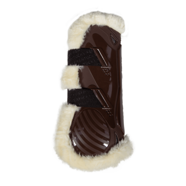 Guarnición de Velcro borreguillo vegano Kentucky Castaño Marrón