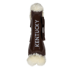 Guarnición de Velcro borreguillo vegano Kentucky Castaño Marrón