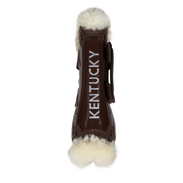 Guarnición de Velcro borreguillo vegano Kentucky Castaño Marrón