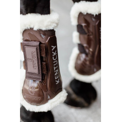 Guarnición de Velcro borreguillo vegano Kentucky Castaño Marrón